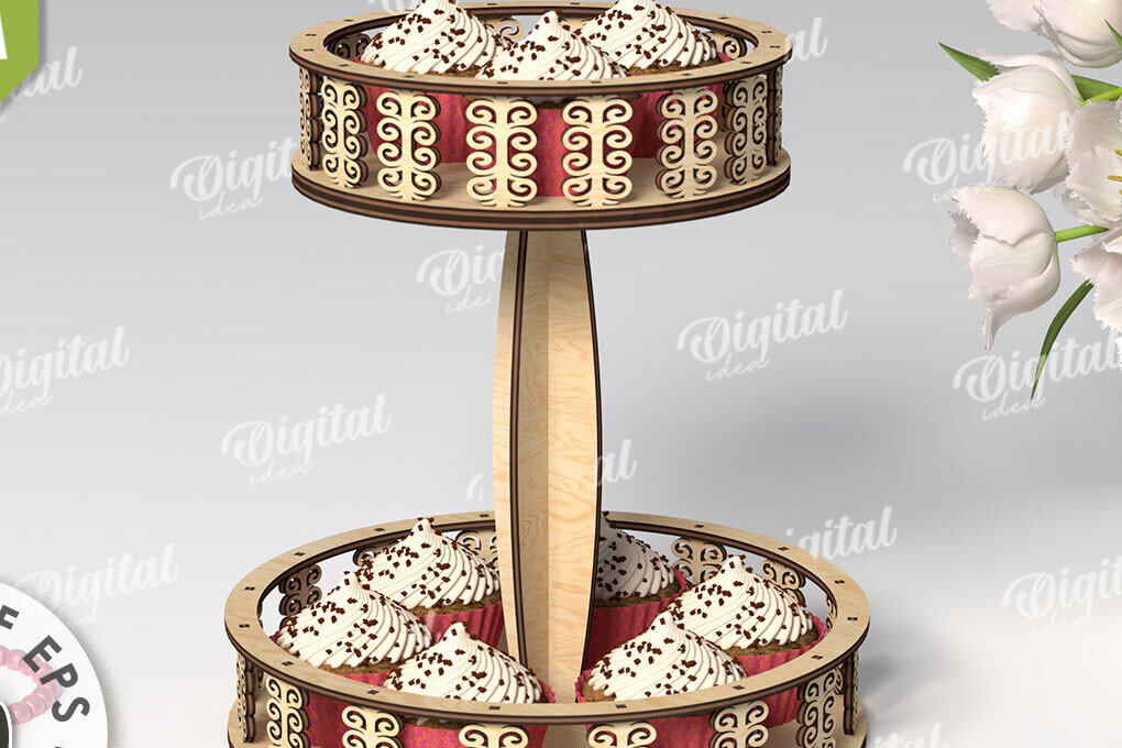 Intra απο ξύλο plywood 3mm-4mm πάχος Τρισδιάστατος διακοσμητικός δίσκος κοπής με λέιζερ Δίασταση 30x20 cm INTRAFABR-110745677