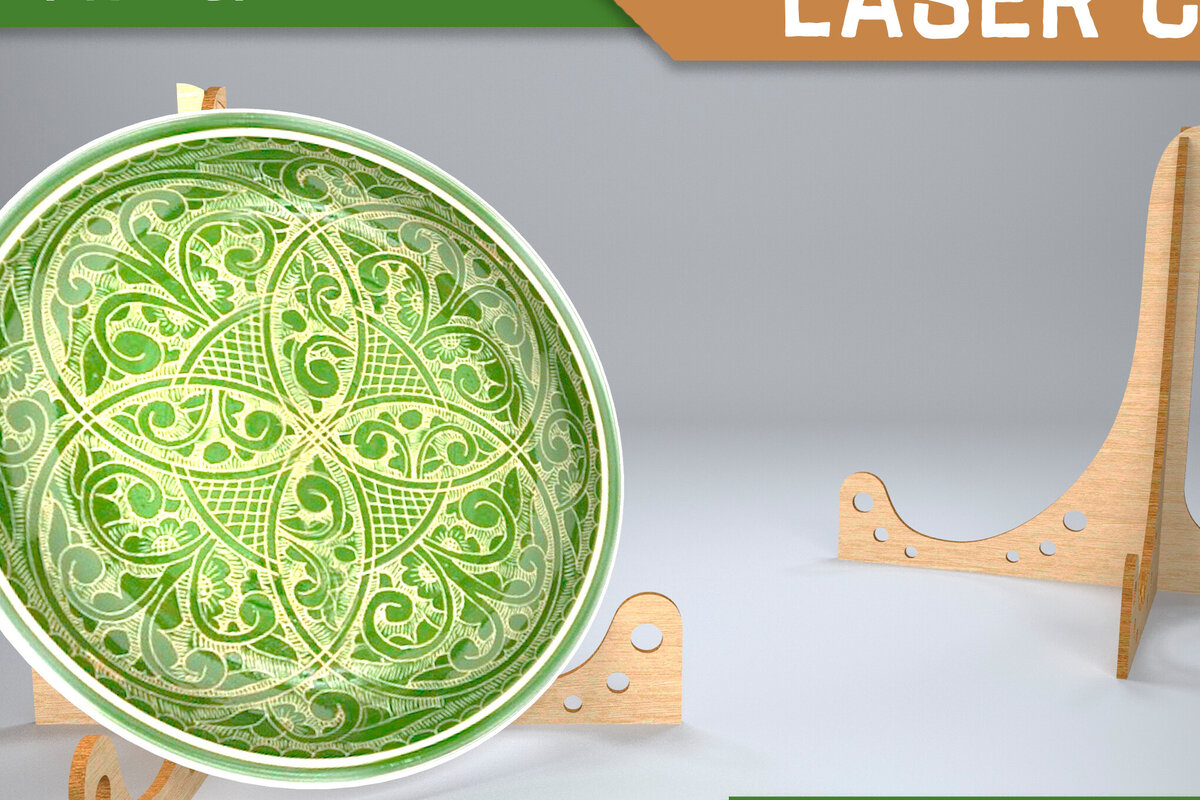 Intra απο ξύλο plywood 3mm-4mm πάχος 3D Design . Easel Stands Δίασταση 30x20 cm INTRAFABR-82531843