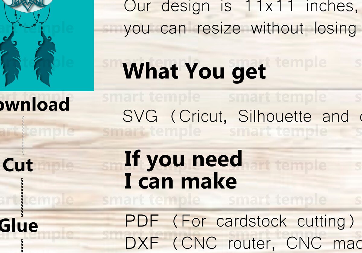 Intra απο ξύλο plywood 3mm-4mm πάχος 3D Dream Catcher , Layered Paper Cut Δίασταση 25x25 cm INTRAFABR-75472694