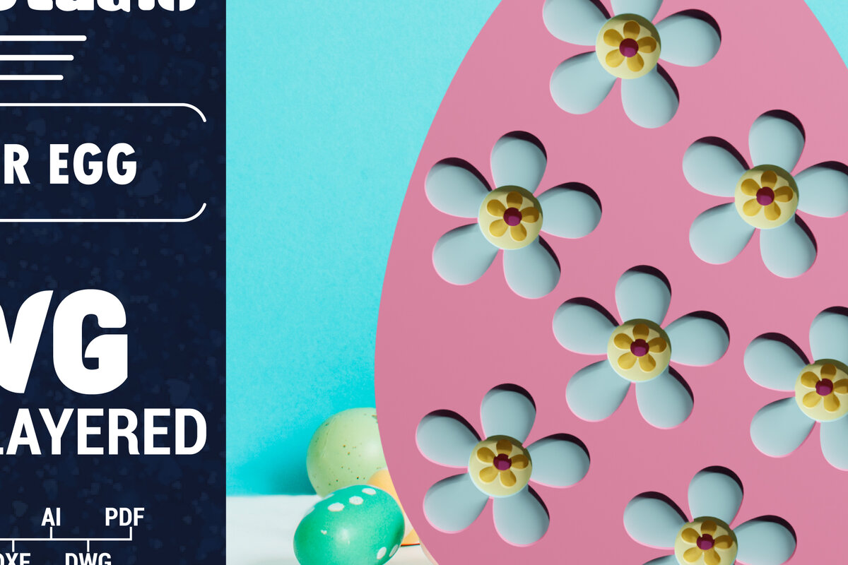 Σετ των 2 Intra απο ξύλο plywood 3mm-4mm πάχος Τρισδιάστατο χαρτί πολλαπλών στρώσεων Πασχαλινό αυγό Δίασταση 1200x1200 cm INTRAFABR-61553442