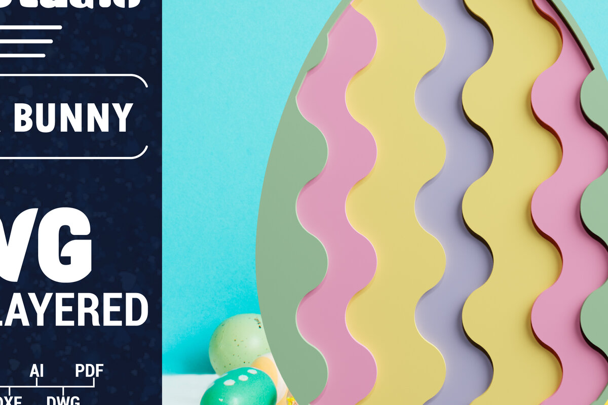 Intra απο ξύλο plywood 3mm-4mm πάχος 3D Πασχαλινό αυγό πολλαπλών στρώσεων χαρτί κοπής Δίασταση 1200x1200 cm INTRAFABR-61553754