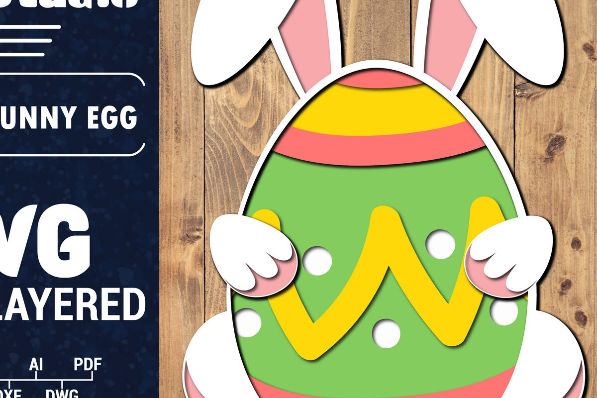 Intra απο ξύλο plywood 3mm-4mm πάχος 3D Πασχαλινό αυγό πολλαπλών στρώσεων PaperCut 27 Δίασταση 1500x1500 cm INTRAFABR-91198576