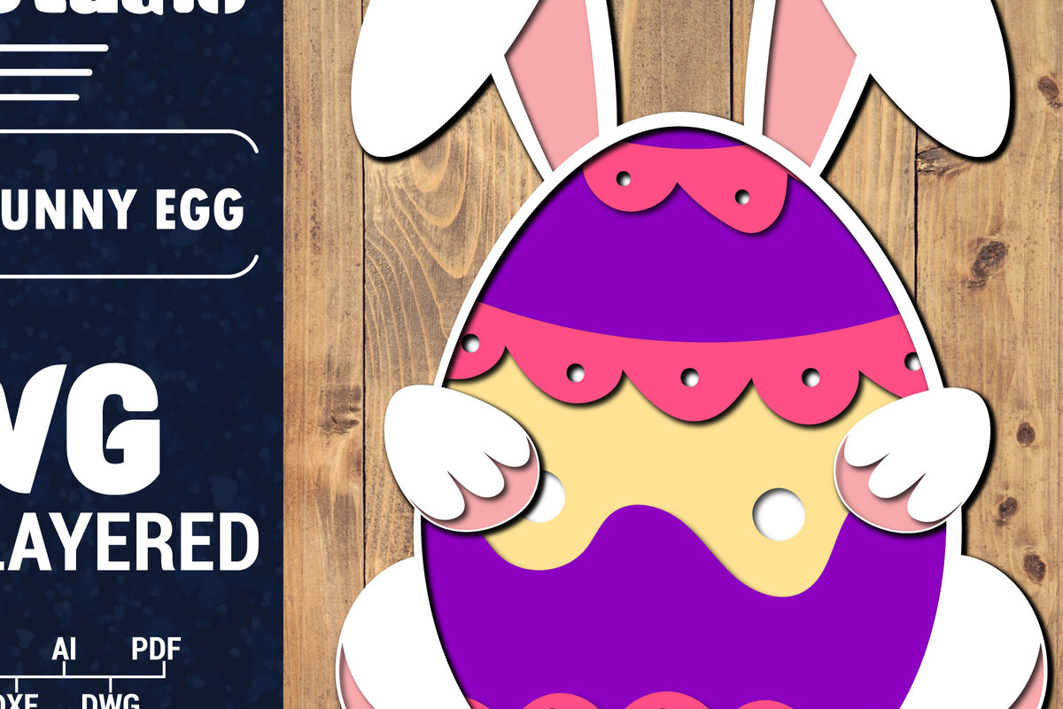 Intra απο ξύλο plywood 3mm-4mm πάχος 3D Πασχαλινό Αυγό Πολυστρωματικό PaperCut 46 Δίασταση 1500x1500 cm INTRAFABR-91286659