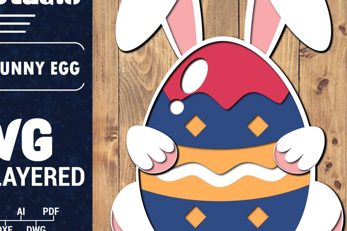 Intra απο ξύλο plywood 3mm-4mm πάχος 3D Πασχαλινό αυγό Πολυστρωματικό PaperCut 7 Δίασταση 1500x1500 cm INTRAFABR-91485363