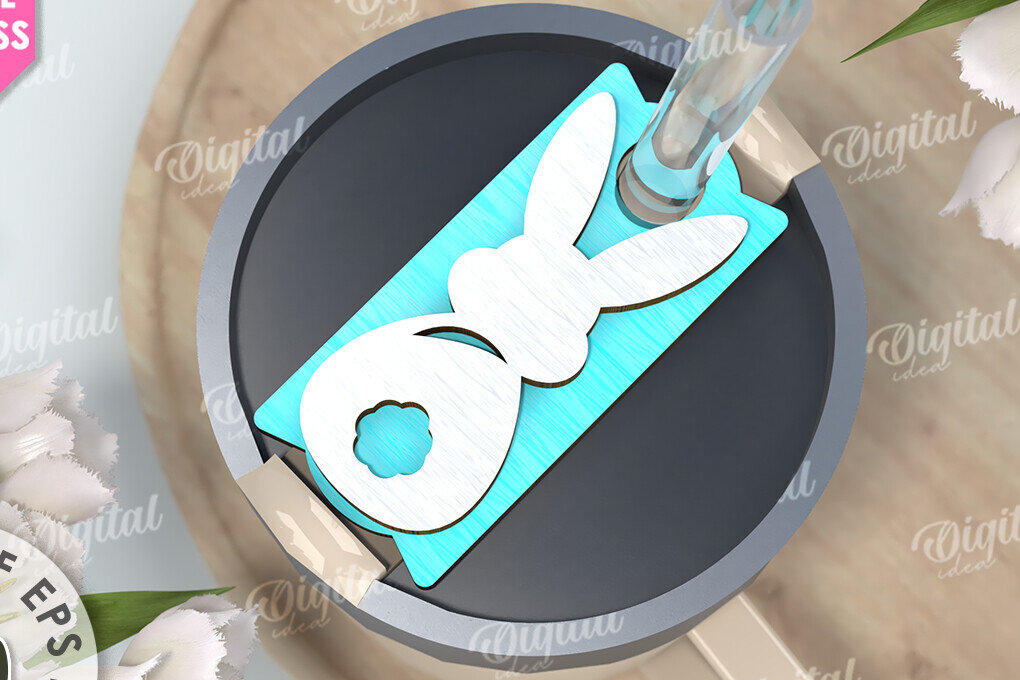 Σετ των 3 Intra απο ξύλο plywood 3mm-4mm πάχος Τρισδιάστατη Easter Stanley Topper Δίασταση 15x15 cm INTRAFABR-117657652