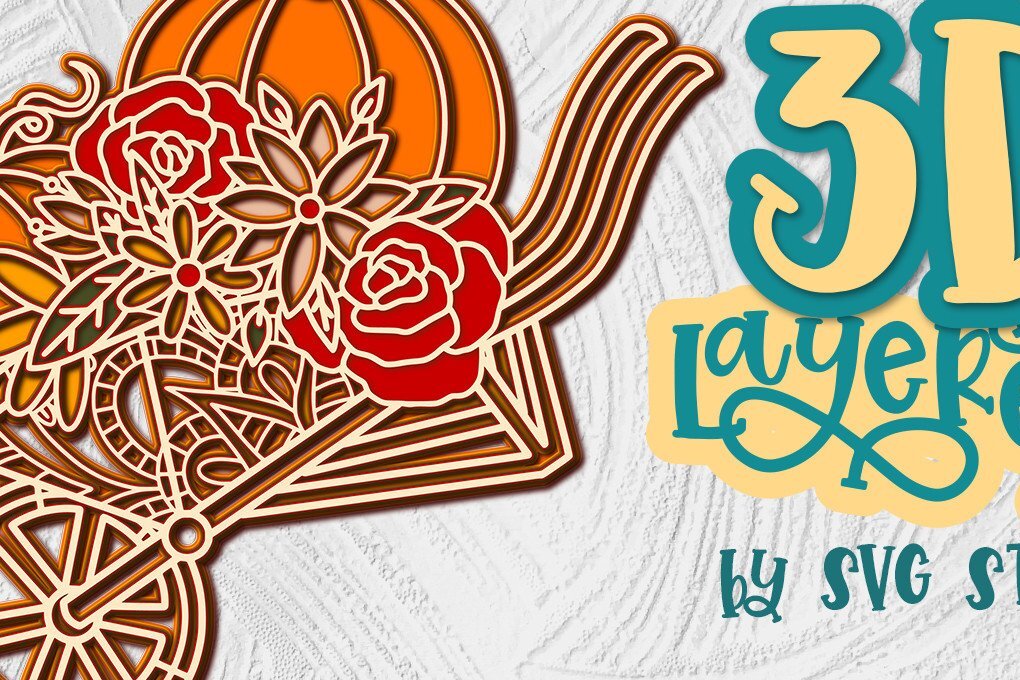 Intra απο ξύλο plywood 3mm-4mm πάχος Τρισδιάστατο φθινοπωρινό καλάθι με στρώσεις συγκομιδή Φθινόπωρο Δίασταση 30x20 cm INTRAFABR-35767793