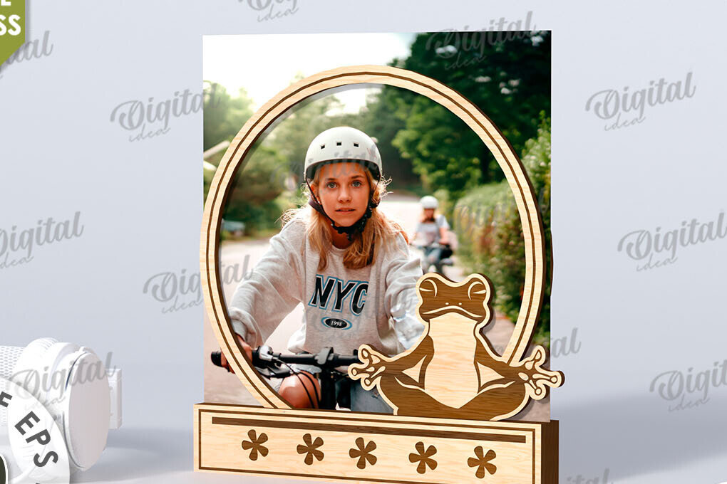 Intra απο ξύλο plywood 3mm-4mm πάχος Τρισδιάστατη αστεία κορνίζα φωτογραφιών Δίασταση 20x30 cm INTRAFABR-116268403