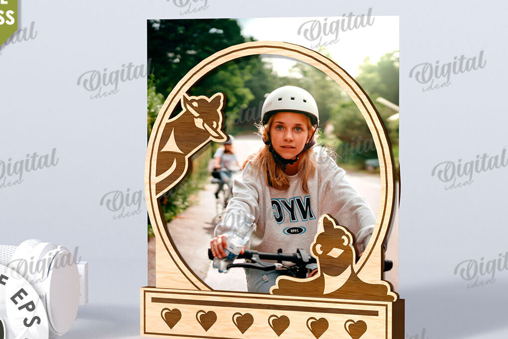 Intra απο ξύλο plywood 3mm-4mm πάχος Τρισδιάστατη αστεία κορνίζα φωτογραφιών Δίασταση 20x30 cm INTRAFABR-116268448