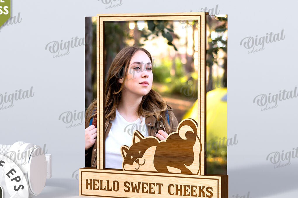 Intra απο ξύλο plywood 3mm-4mm πάχος Τρισδιάστατη αστεία κορνίζα φωτογραφιών Δίασταση 20x30 cm INTRAFABR-116268623