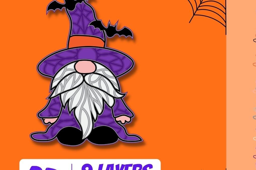 Intra απο ξύλο plywood 3mm-4mm πάχος 3D Gnome 1 Δίασταση 30x20 cm INTRAFABR-16276996