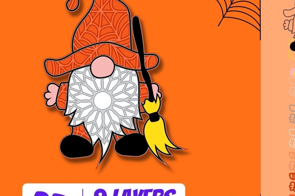 Intra απο ξύλο plywood 3mm-4mm πάχος 3D Gnome 3 Δίασταση 30x20 cm INTRAFABR-16277716