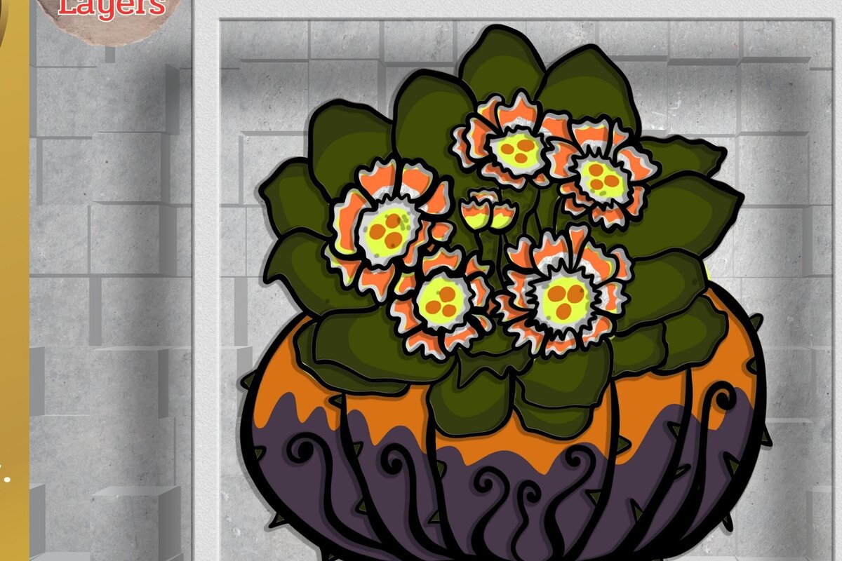 Intra απο ξύλο plywood 3mm-4mm πάχος τρισδιάστατο λουλούδι αποκριών Δίασταση 2048x2048 cm INTRAFABR-81000239