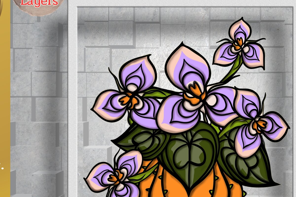 Intra απο ξύλο plywood 3mm-4mm πάχος τρισδιάστατο λουλούδι αποκριών Δίασταση 2048x2048 cm INTRAFABR-80778469