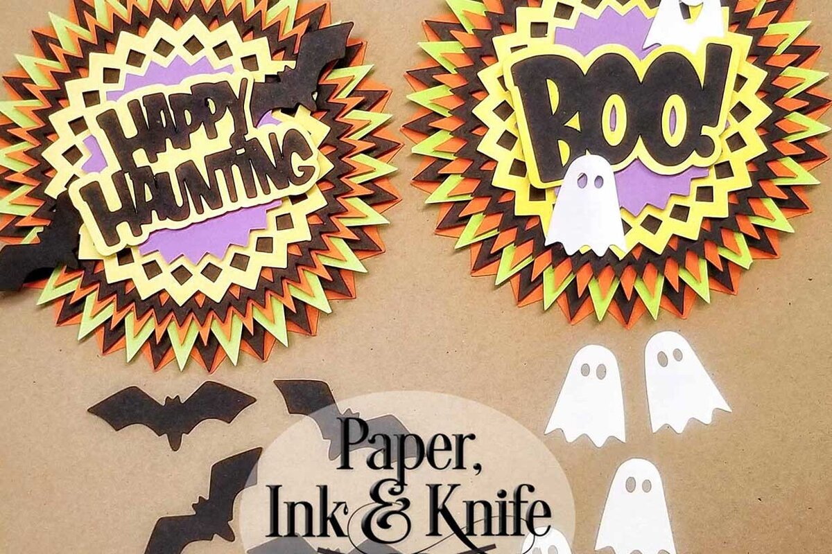 Σετ των 3 Intra απο ξύλο plywood 3mm-4mm πάχος τρισδιάστατο στολίδι με χάρτινες στρώσεις αποκριών Δίασταση 4x4 cm INTRAFABR-17250401