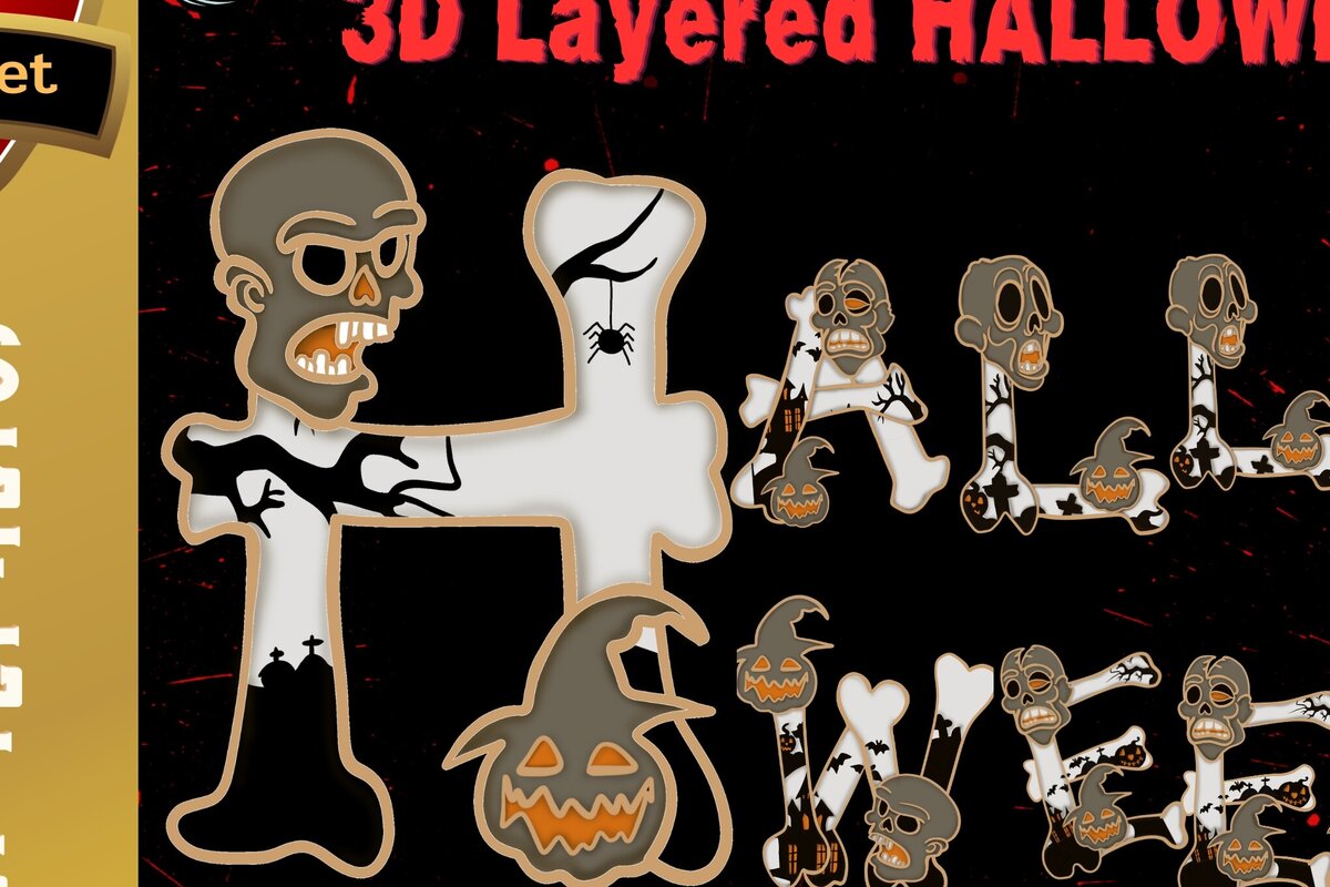 Intra απο ξύλο plywood 3mm-4mm πάχος τρισδιάστατο αλφάβητο αποκριών Δίασταση 2400x3000 cm INTRAFABR-81197711