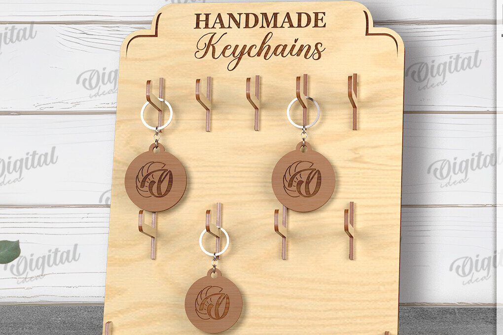 Σετ των 3 Intra απο ξύλο plywood 3mm-4mm πάχος Τρισδιάστατη κοπή με μπρελόκ με λέιζερ Δίασταση 6x6 cm INTRAFABR-121120693