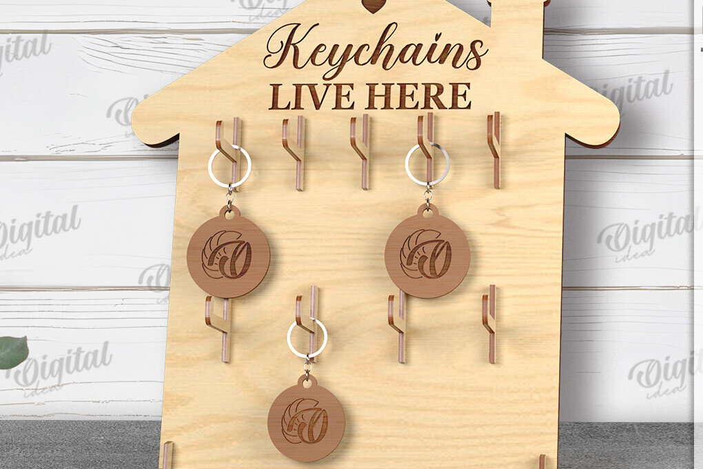 Σετ των 3 Intra απο ξύλο plywood 3mm-4mm πάχος Τρισδιάστατη κοπή με μπρελόκ με λέιζερ Δίασταση 6x6 cm INTRAFABR-121120832