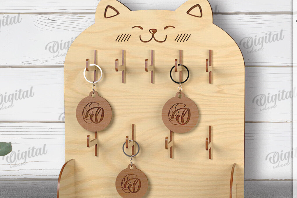 Σετ των 3 Intra απο ξύλο plywood 3mm-4mm πάχος Τρισδιάστατη κοπή με μπρελόκ με λέιζερ Δίασταση 6x6 cm INTRAFABR-121120651