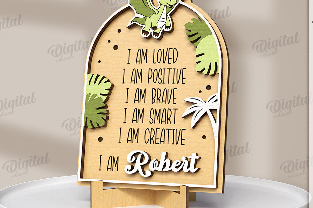 Intra απο ξύλο plywood 3mm-4mm πάχος 3D παιδική επιβεβαίωση κοπής με λέιζερ Δίασταση 30x20 cm INTRAFABR-121431240