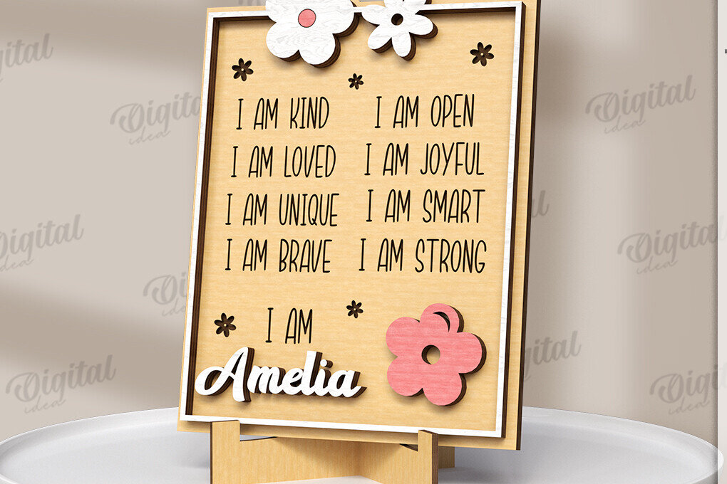 Intra απο ξύλο plywood 3mm-4mm πάχος 3D παιδική επιβεβαίωση κοπής με λέιζερ Δίασταση 30x20 cm INTRAFABR-121431339