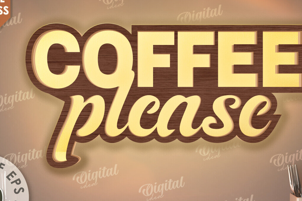 Intra απο ξύλο plywood 3mm-4mm πάχος 3D Κουζίνα Led Light Sign Cut  Δίασταση 30x20 cm INTRAFABR-117472645