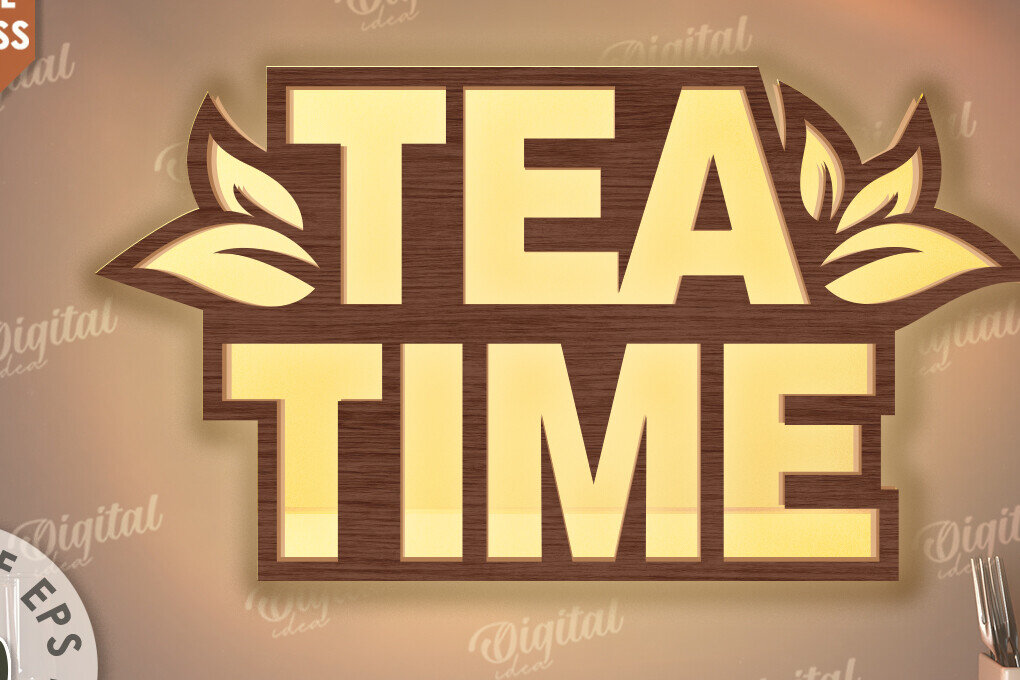 Intra απο ξύλο plywood 3mm-4mm πάχος 3D Κουζίνα Led Light Sign Cut  Δίασταση 30x20 cm INTRAFABR-117472960