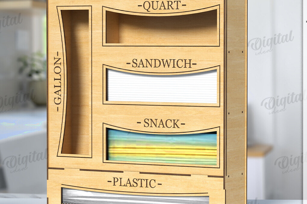 Intra απο ξύλο plywood 3mm-4mm πάχος 3D Organizer Κουζίνας Δίασταση 30x20 cm INTRAFABR-121437498