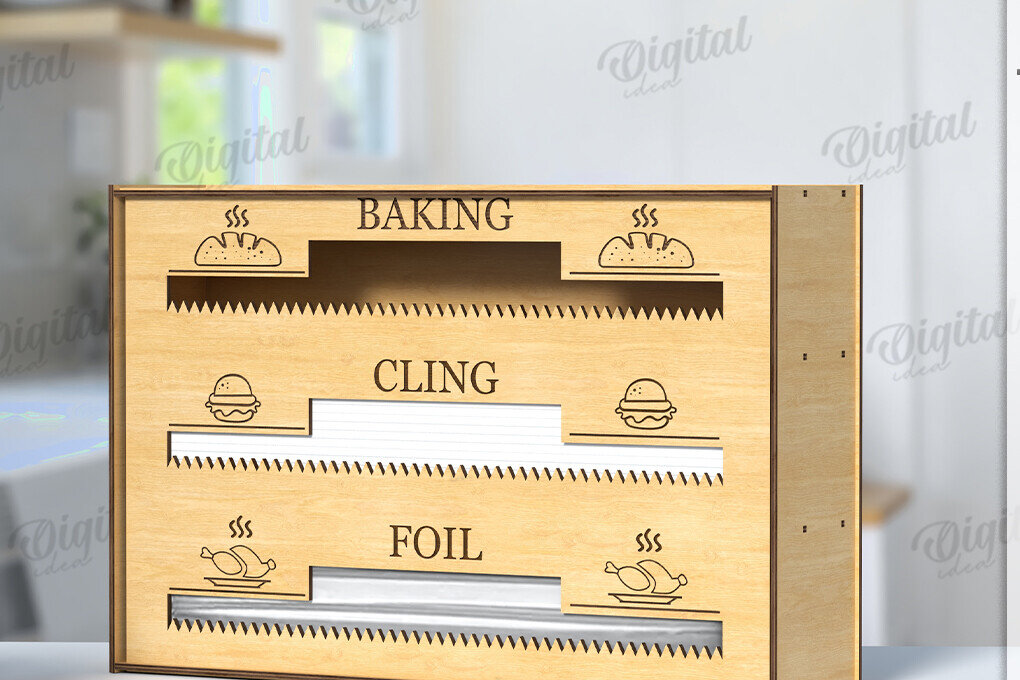 Intra απο ξύλο plywood 3mm-4mm πάχος 3D Organizer Κουζίνας Δίασταση 30x20 cm INTRAFABR-121436978