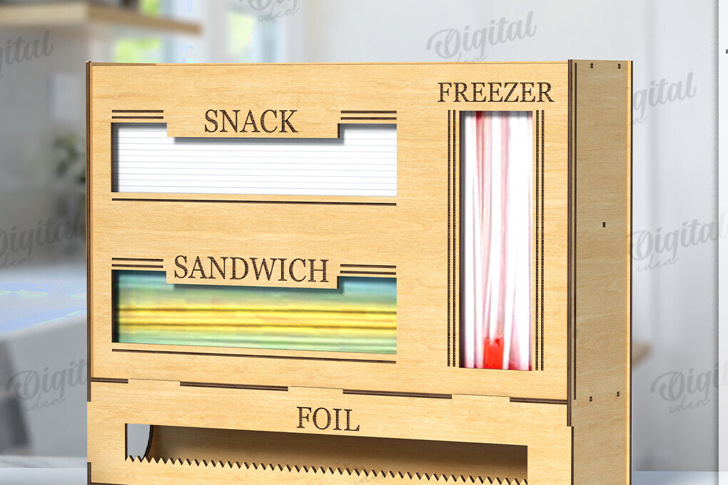 Intra απο ξύλο plywood 3mm-4mm πάχος 3D Organizer Κουζίνας Δίασταση 30x20 cm INTRAFABR-121437218