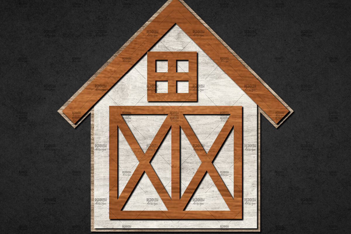 Σετ των 2 Intra απο ξύλο plywood 3mm-4mm πάχος 3d ,  Standing, Δίασταση 15x15 cm INTRAFABR-110840602