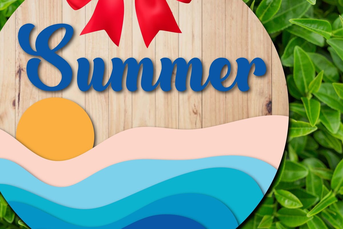 Intra απο ξύλο plywood 3mm-4mm πάχος κοπής 3d Layer Summer Round Sign Δίασταση 30x20 cm INTRAFABR-31084613