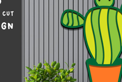 Intra απο ξύλο plywood 3mm-4mm πάχος Αυτοκόλλητο τοίχου με 3d ed Cactus Cut  Δίασταση 40x40 cm INTRAFABR-68736015