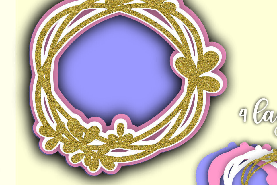 Intra απο ξύλο plywood 3mm-4mm πάχος 3d Layered Cake Topper Δίασταση 20x30 cm INTRAFABR-101030313