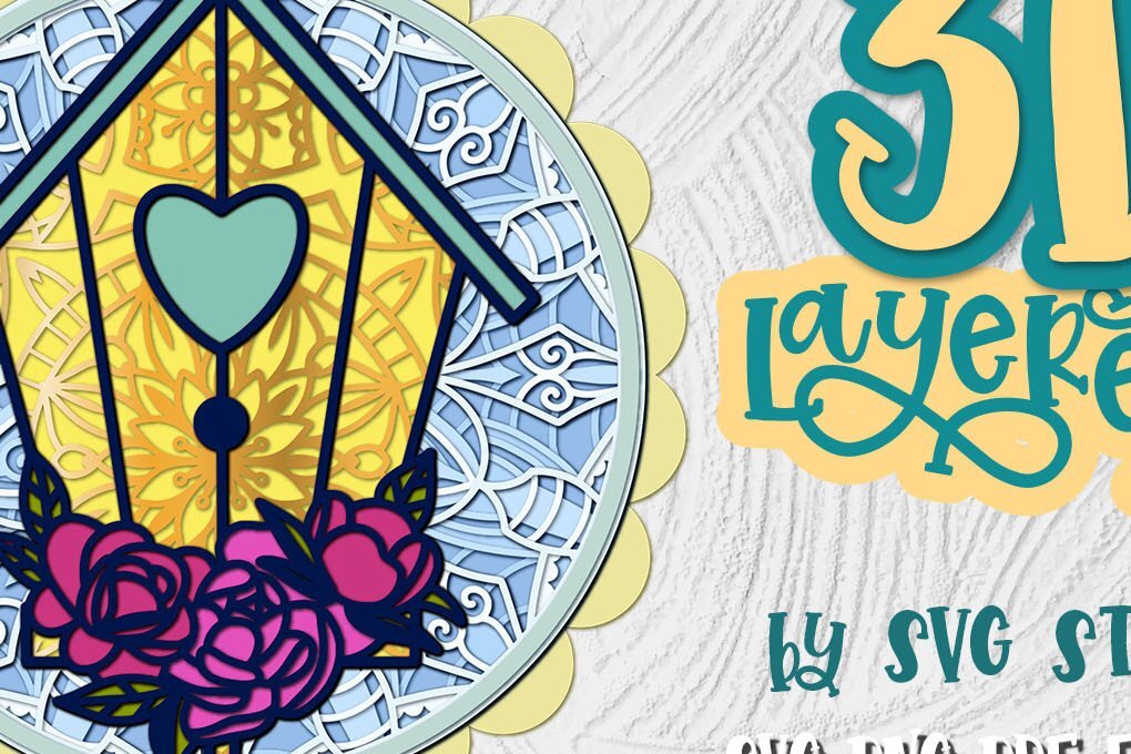 Intra απο ξύλο plywood 3mm-4mm πάχος 3D Layered Πασχαλινό Σπίτι πουλιών Δίασταση 30x20 cm INTRAFABR-35014898