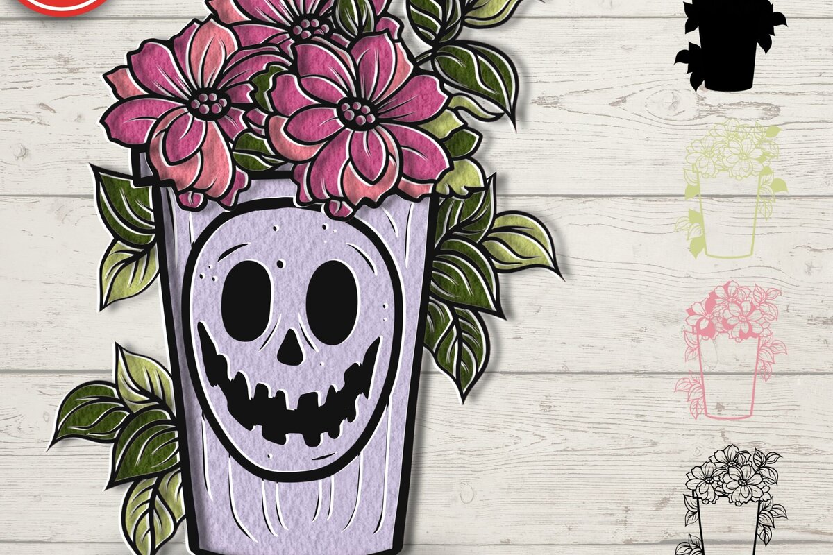 Intra απο ξύλο plywood 3mm-4mm πάχος Τρισδιάστατος αποκριάτικος καφές με στρώματα Δίασταση 30x20 cm INTRAFABR-79858365