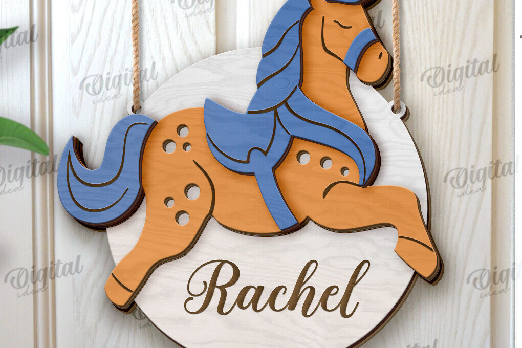 Intra απο ξύλο plywood 3mm-4mm πάχος 3D Επίπεδη πινακίδα παιδικού δωματίου Δίασταση 30x20 cm INTRAFABR-120426915