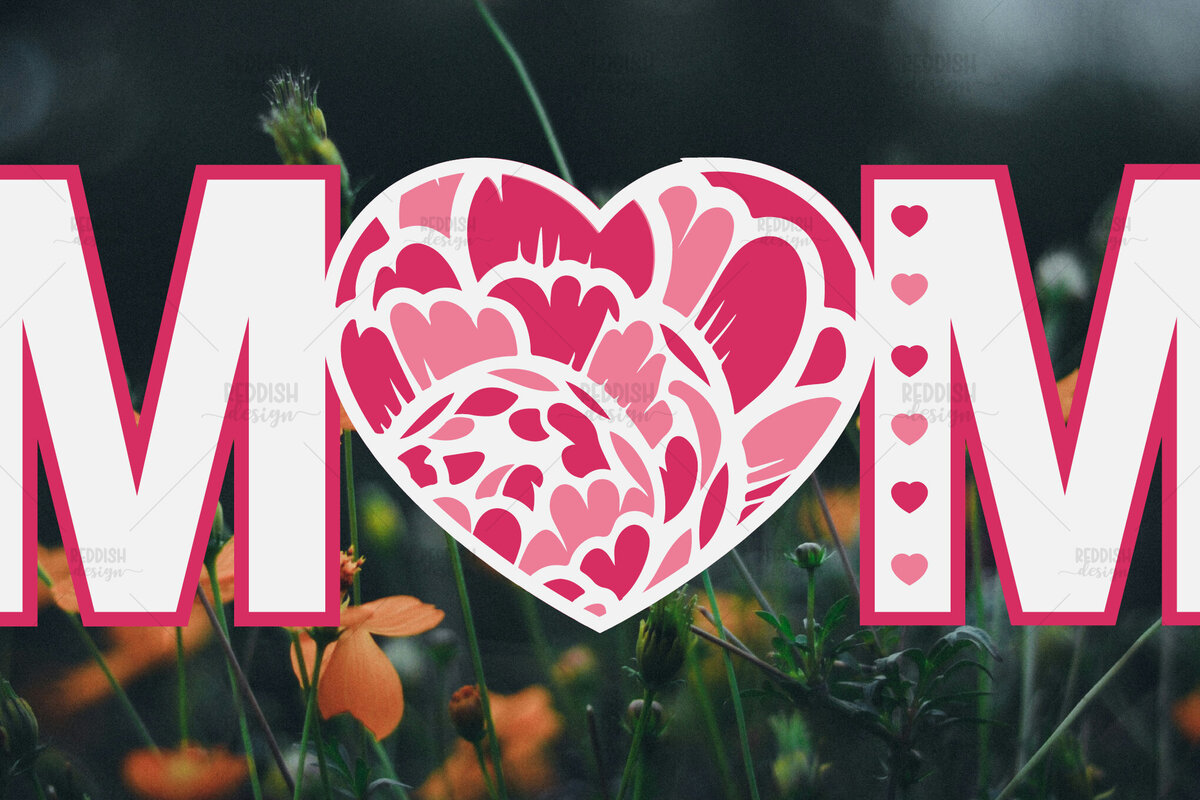 Σετ των 2 Intra απο ξύλο plywood 3mm-4mm πάχος 3D Layered Paper Cut Mom Δίασταση 15x15 cm INTRAFABR-115370995