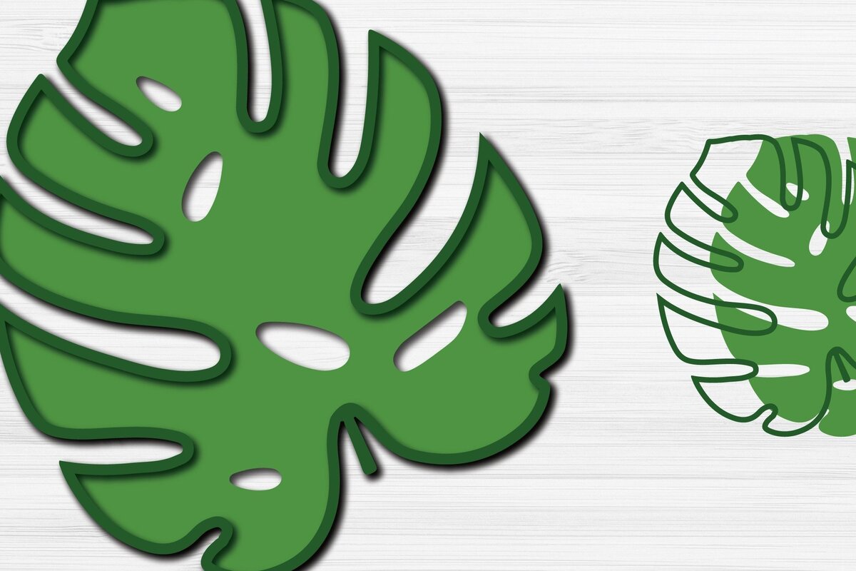 Σετ των 2 Intra απο ξύλο plywood 3mm-4mm πάχος 3d Leaves Paper Cut Δίασταση 1200x1200 cm INTRAFABR-30785950