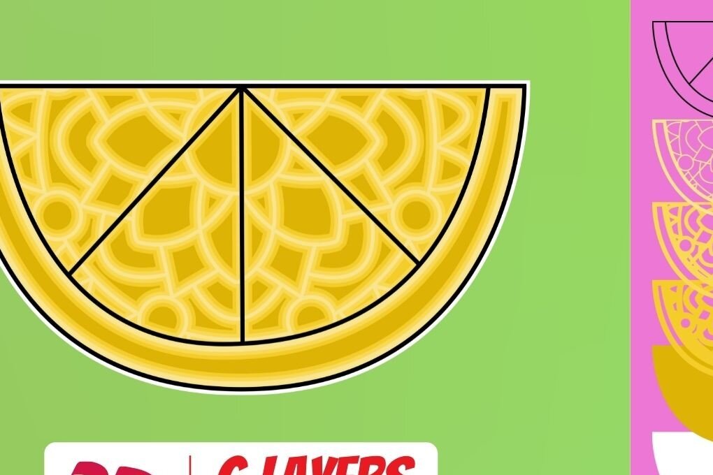 Intra απο ξύλο plywood 3mm-4mm πάχος 3D Lemon Cut Δίασταση 30x20 cm INTRAFABR-17888228