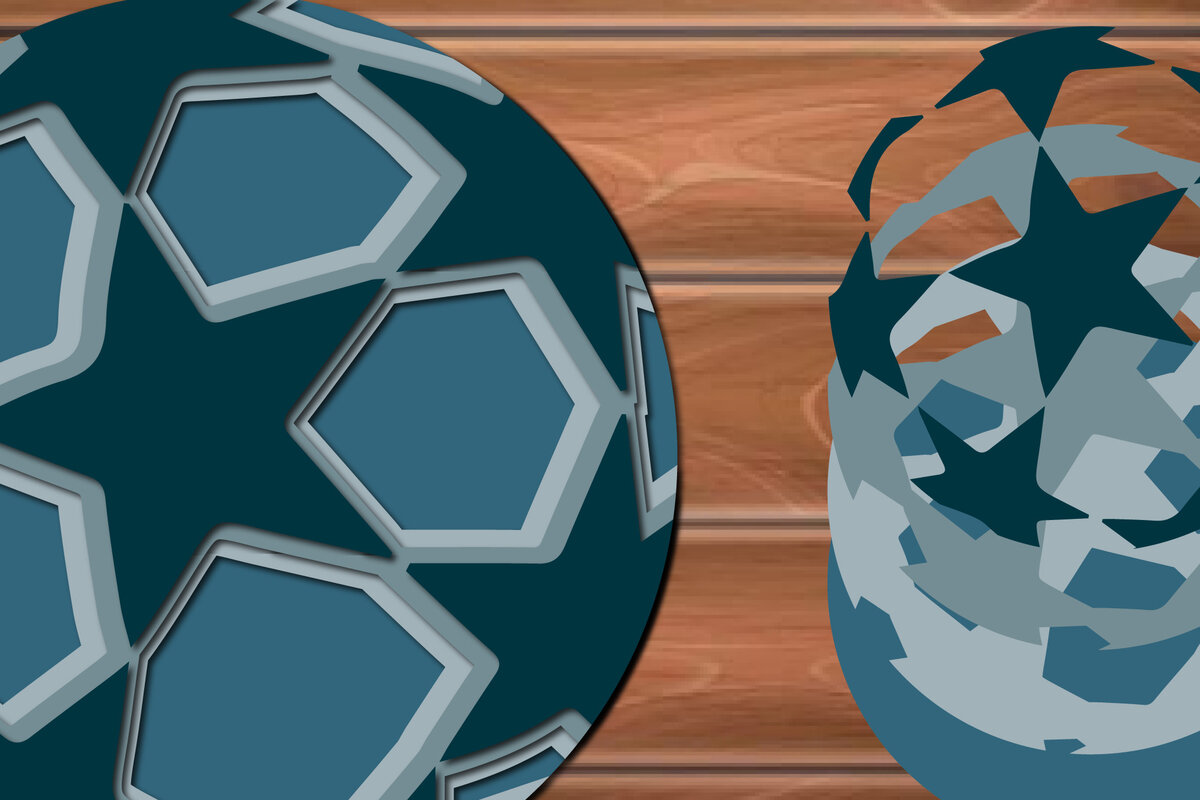 Σετ των 3 Intra απο ξύλο plywood 3mm-4mm πάχος Τρισδιάστατη κοπή χαρτιού ποδοσφαίρου πολλαπλών στρώσεων Δίασταση 15x15 cm INTRAFABR-17128282