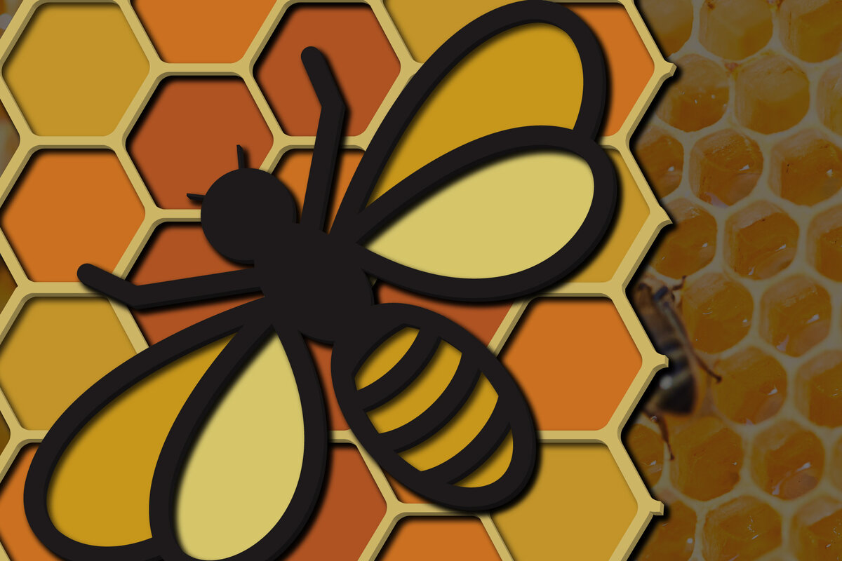 Σετ των 3 Intra απο ξύλο plywood 3mm-4mm πάχος 3d Multi-Layered Bee , Cut Δίασταση 15x15 cm INTRAFABR-25160710