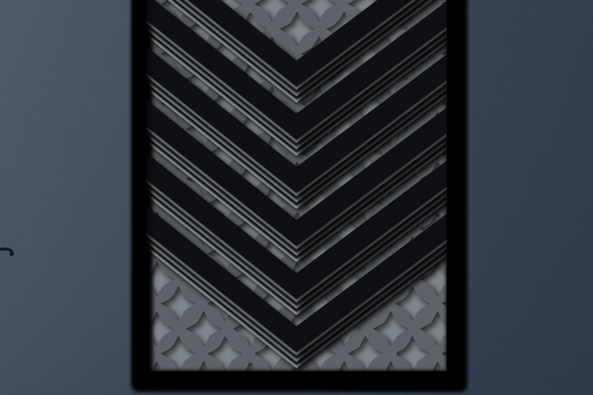 Intra απο ξύλο plywood 3mm-4mm πάχος 3D Multilayer Wall Art Decor Home Vol. 2 Δίασταση 40x40 cm INTRAFABR-28184249