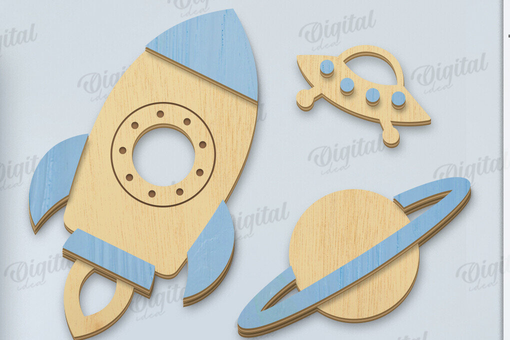 Intra απο ξύλο plywood 3mm-4mm πάχος Τρισδιάστατο διακόσμησης παιδικού σταθμού Δίασταση 30x20 cm INTRAFABR-119262793