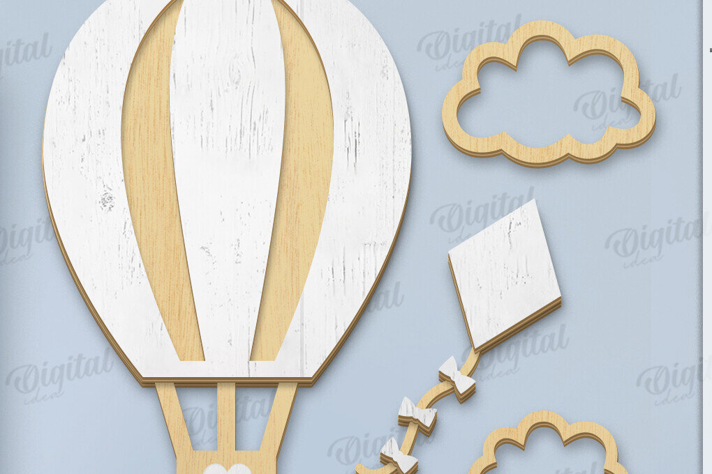 Intra απο ξύλο plywood 3mm-4mm πάχος Τρισδιάστατο διακόσμησης παιδικού σταθμού Δίασταση 30x20 cm INTRAFABR-119263069