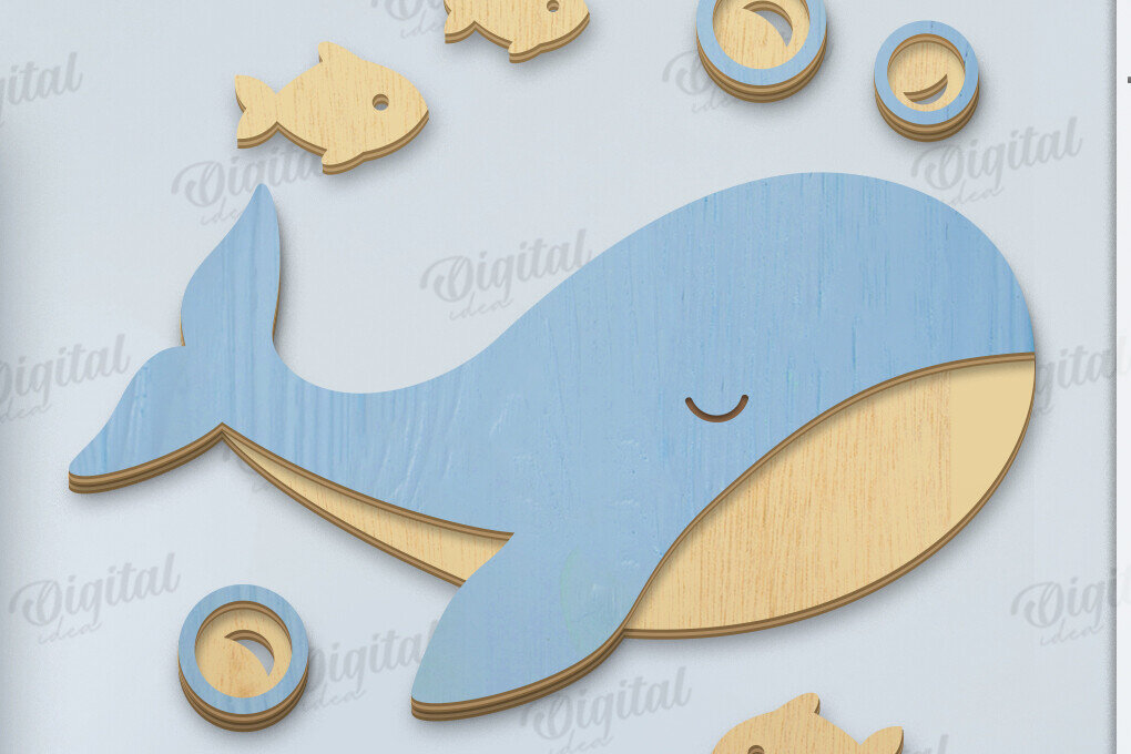 Intra απο ξύλο plywood 3mm-4mm πάχος Τρισδιάστατο διακόσμησης παιδικού σταθμού Δίασταση 30x20 cm INTRAFABR-119263245