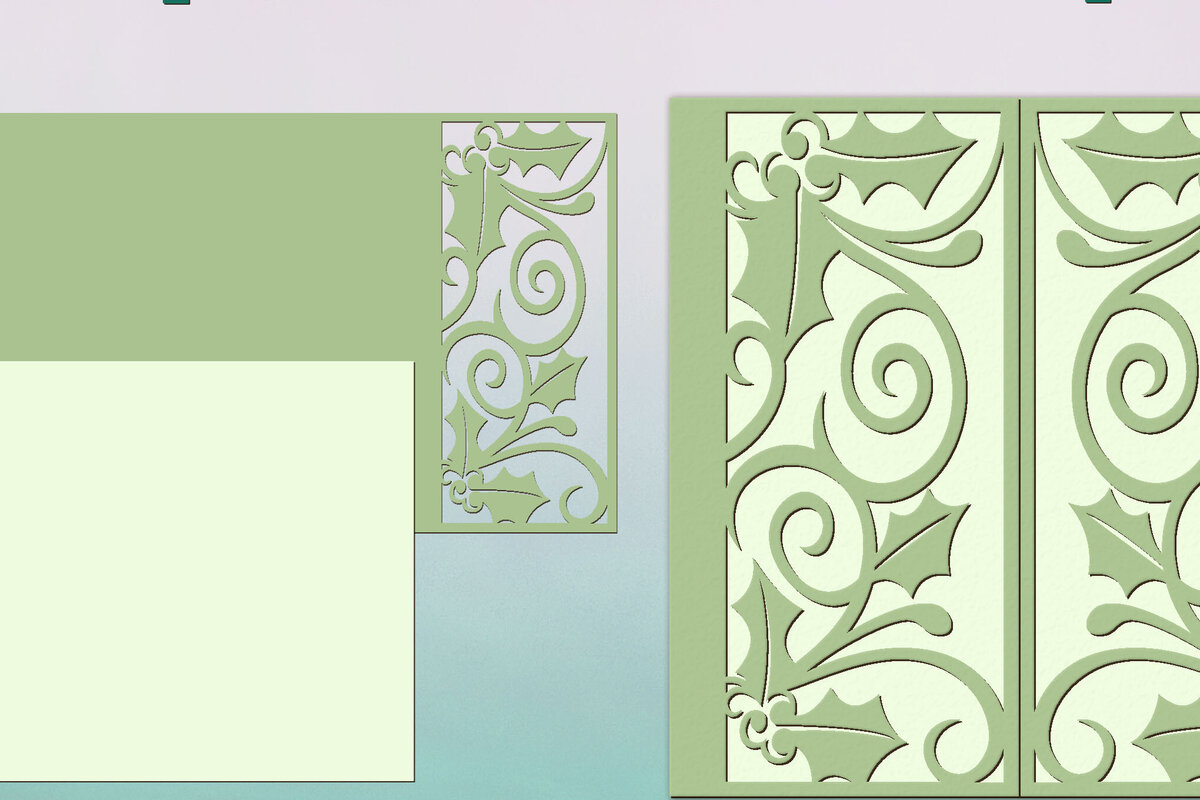 Σετ των 2 Intra απο ξύλο plywood 3mm-4mm πάχος 3D χάρτινο δώρο. Χάρτινος φάκελος πρόσκλησης Δίασταση 10x20 cm INTRAFABR-81730552