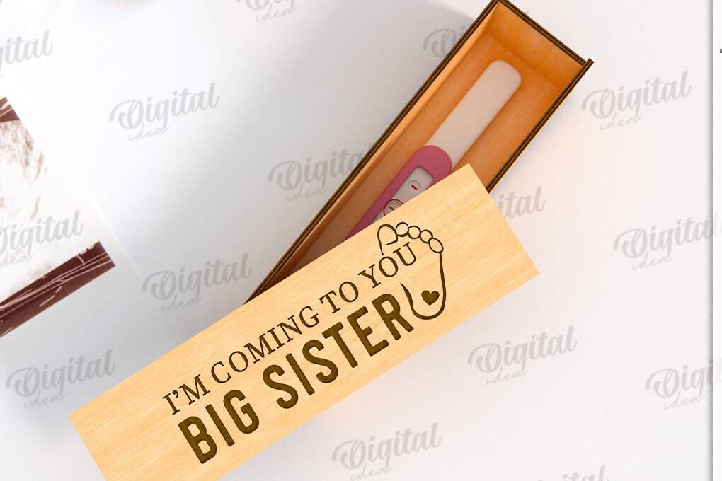 Intra απο ξύλο plywood 3mm-4mm πάχος Τρισδιάστατο κουτί δοκιμής εγκυμοσύνης Δίασταση 30x20 cm INTRAFABR-121592287