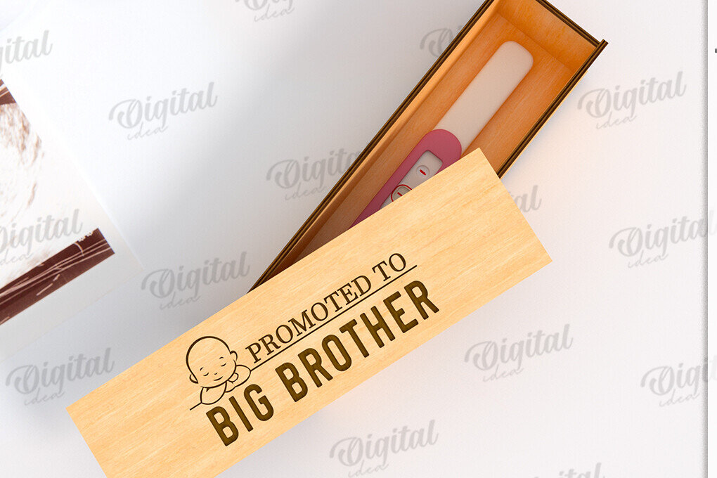 Intra απο ξύλο plywood 3mm-4mm πάχος Τρισδιάστατο κουτί δοκιμής εγκυμοσύνης Δίασταση 30x20 cm INTRAFABR-121592333