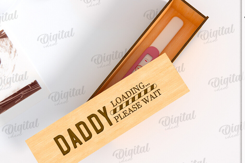 Intra απο ξύλο plywood 3mm-4mm πάχος Τρισδιάστατο κουτί δοκιμής εγκυμοσύνης Δίασταση 30x20 cm INTRAFABR-121592411