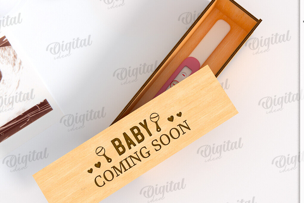 Intra απο ξύλο plywood 3mm-4mm πάχος Τρισδιάστατο κουτί δοκιμής εγκυμοσύνης Δίασταση 30x20 cm INTRAFABR-121592519